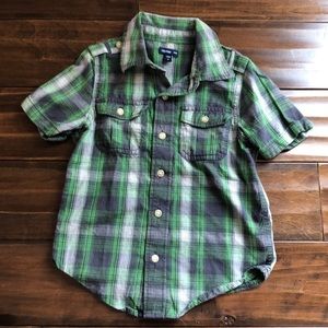 Baby Gap Short Sleeve Button up Size 4T